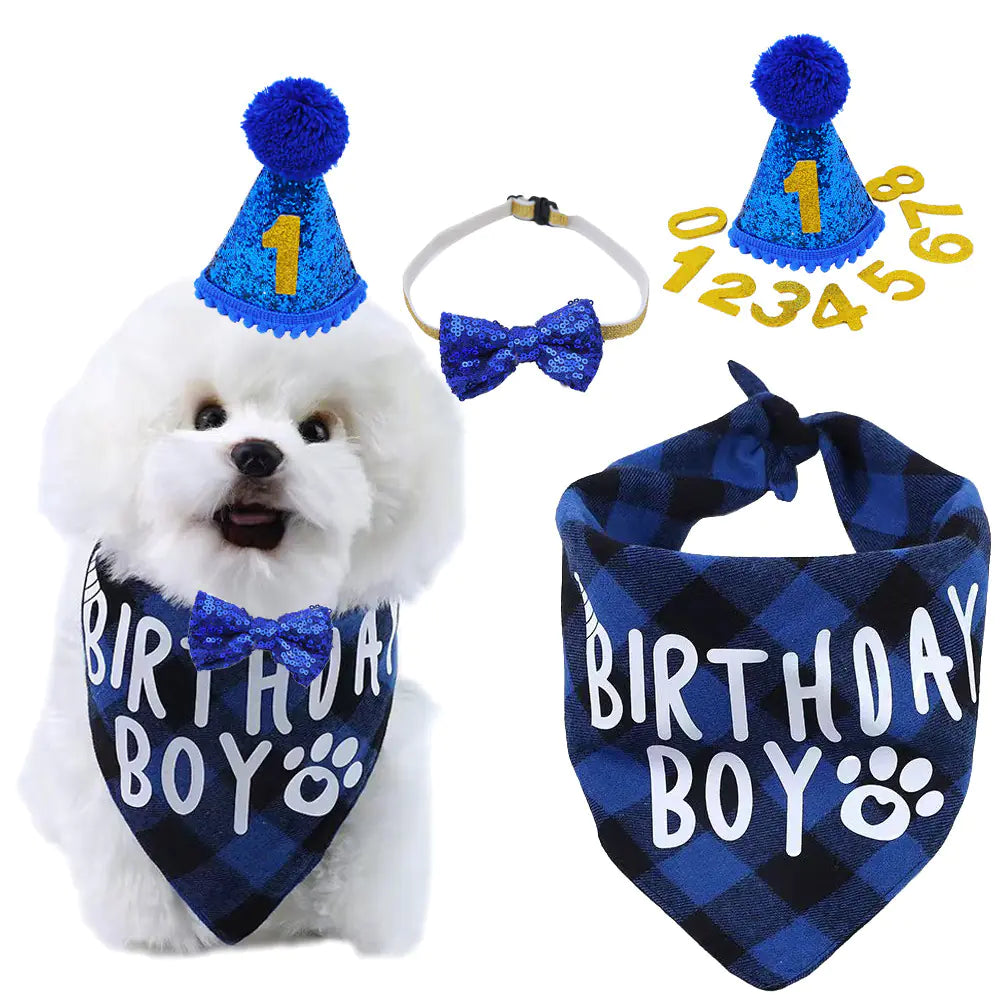 Set de Decoración para Fiesta de Cumpleaños de Mascotas