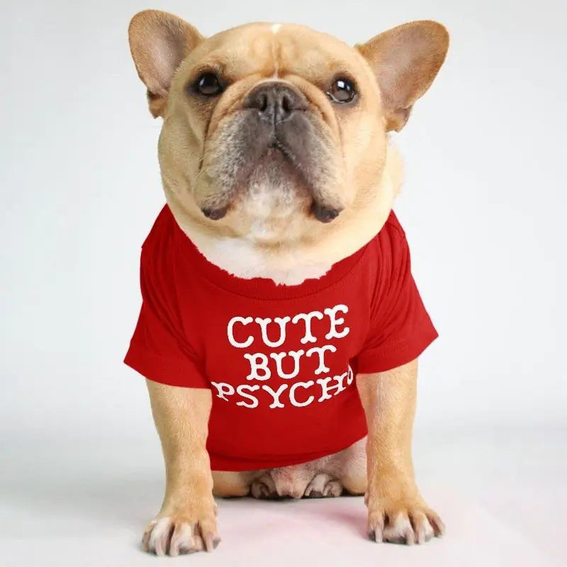 Camiseta de cuello alto y redondo para mascotas