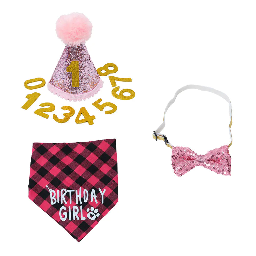 Set de Decoración para Fiesta de Cumpleaños de Mascotas