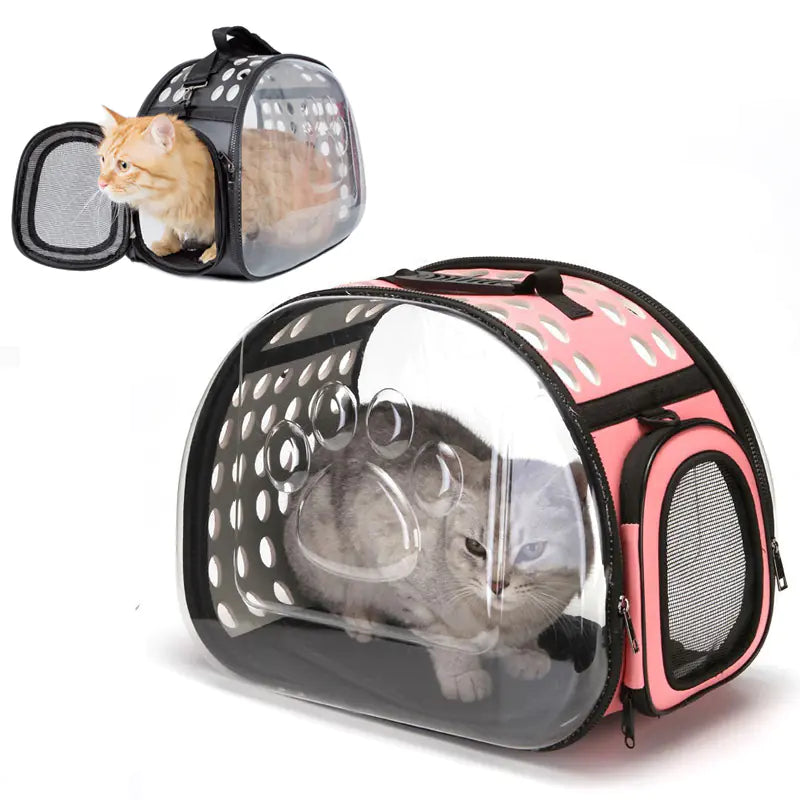 Maleta Transparente para Gatos y Perros