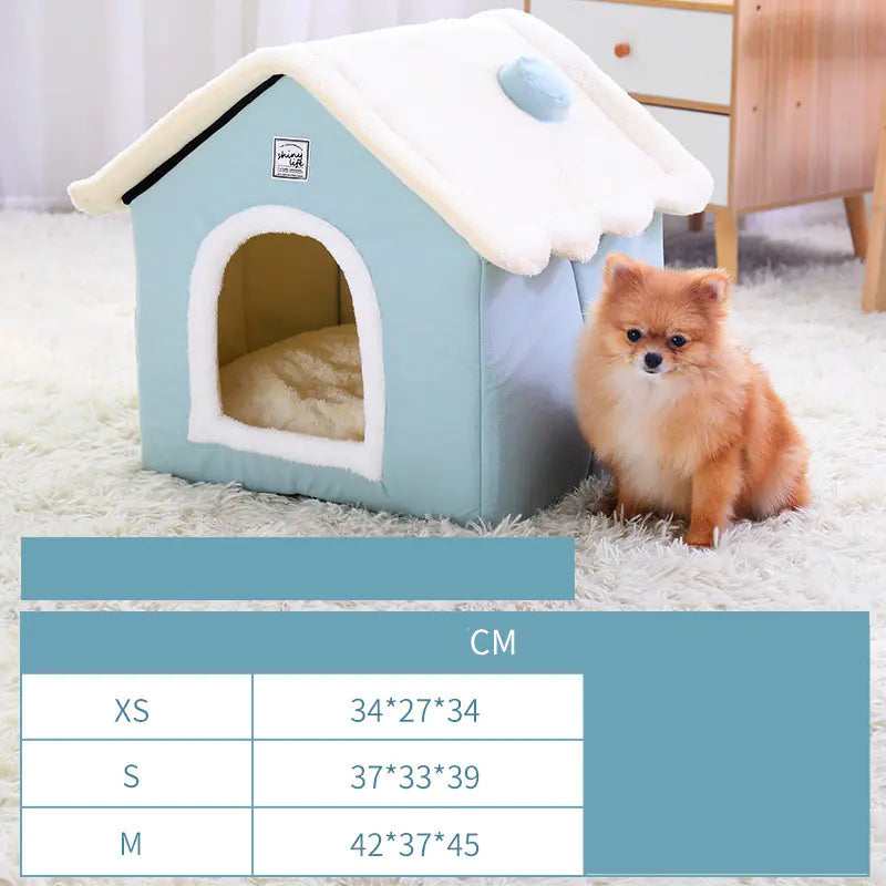 Casita Cálida y Cerrada para Mascotas