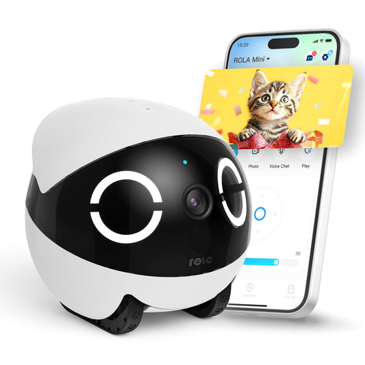 Cámara Robot para Mascotas Enabot EBO ROLA Mini – Blanca
