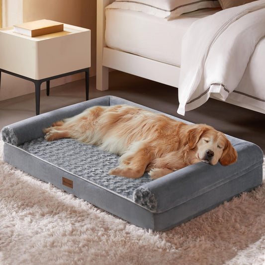 BFPETHOME Cama Ortopédica Premium para Perros Medianos y Grandes