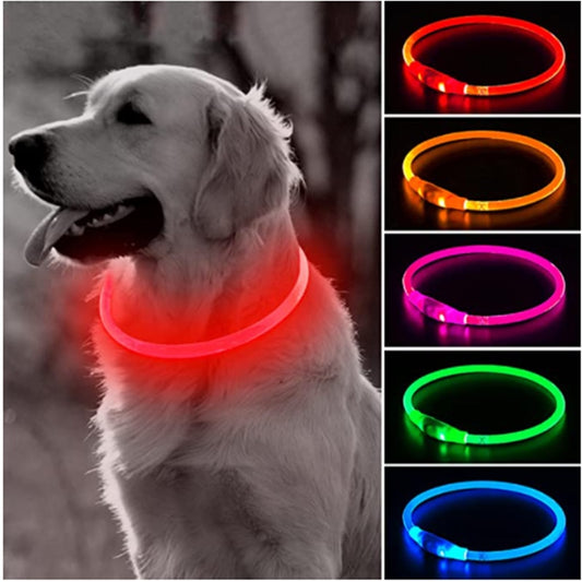 Collar Para Mascotas Con Luz LED